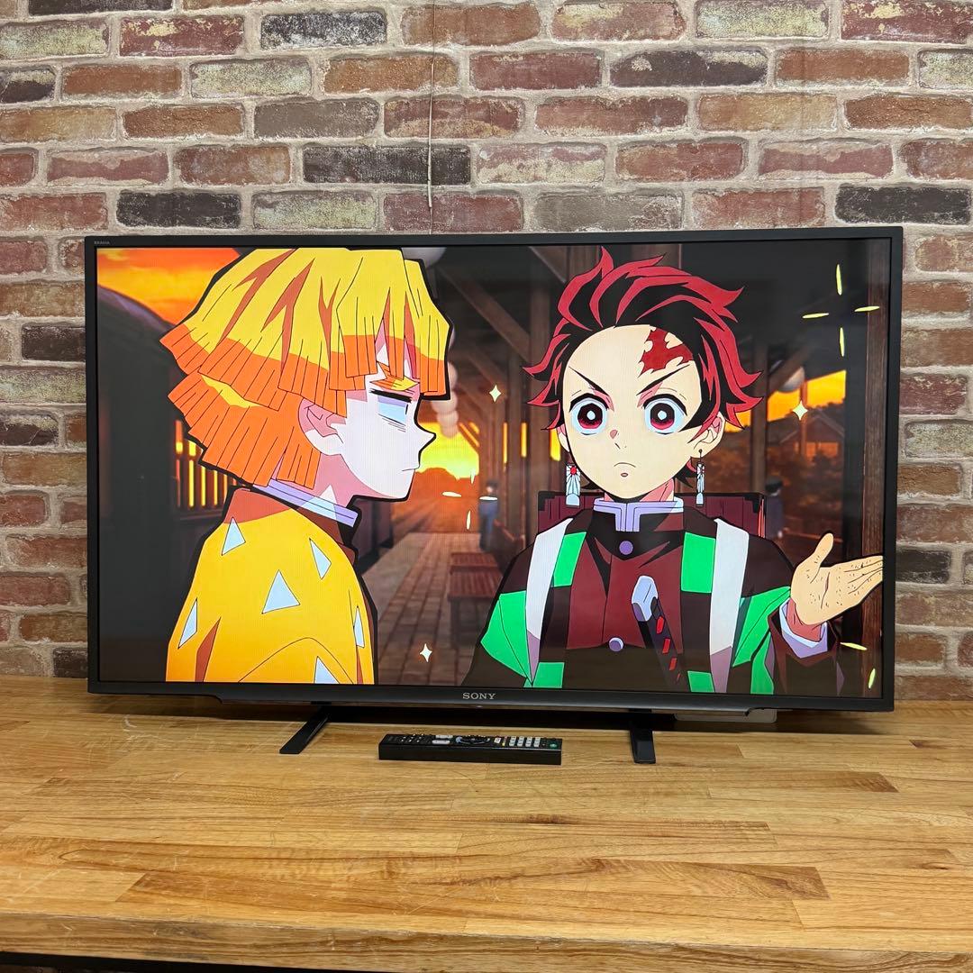 SONY 43V型 液晶テレビ BRAVIA KJ-43W730E 動画アプリ○