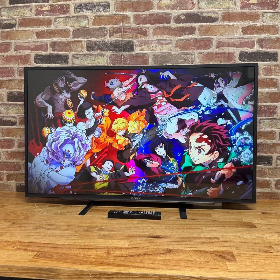 SONY 43V型 液晶テレビ BRAVIA KJ-43W730E 動画アプリ○