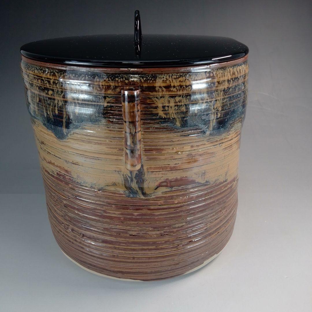 楽山　高取　水指　耳付　高取焼　水差し