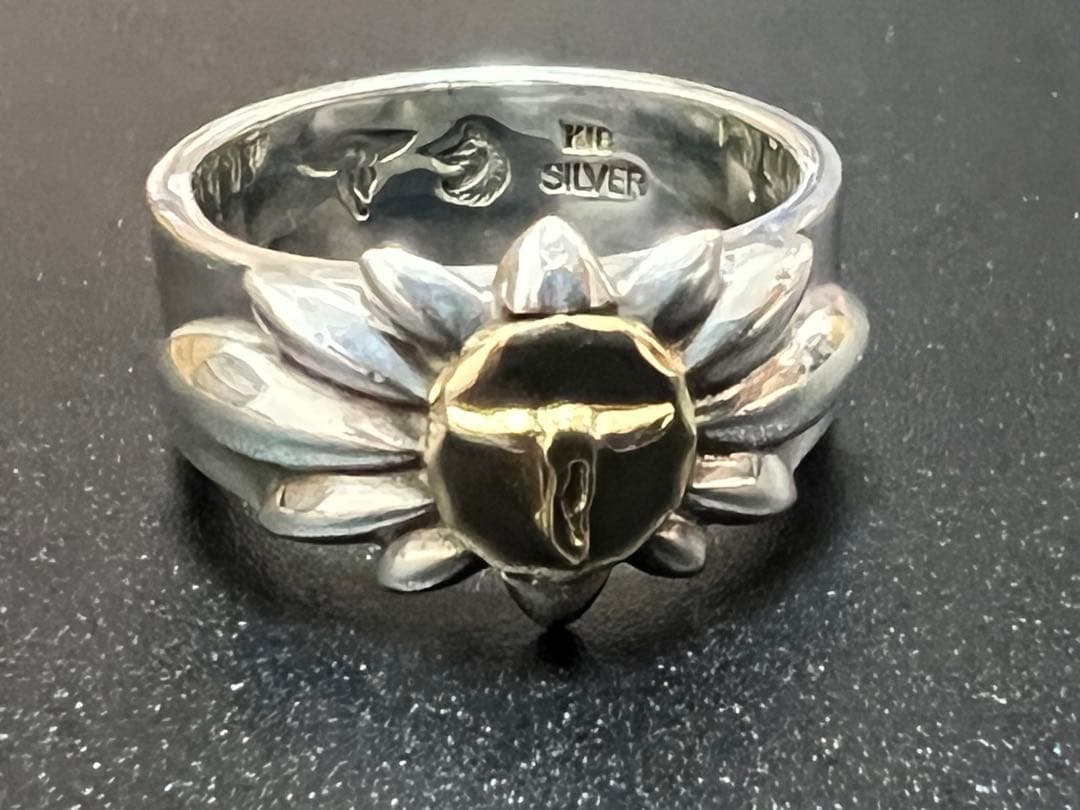 専用となります。TADY&KING 平打ちリングリリーSV GPロングホーン