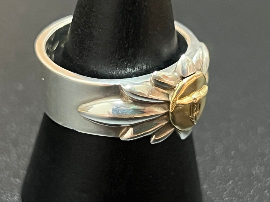 専用となります。TADY&KING 平打ちリングリリーSV GPロングホーン