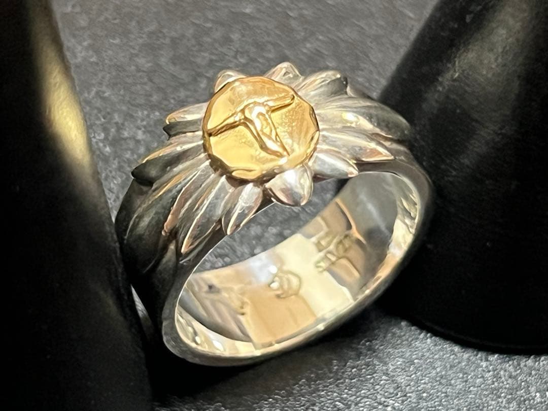 専用となります。TADY&KING 平打ちリングリリーSV GPロングホーン