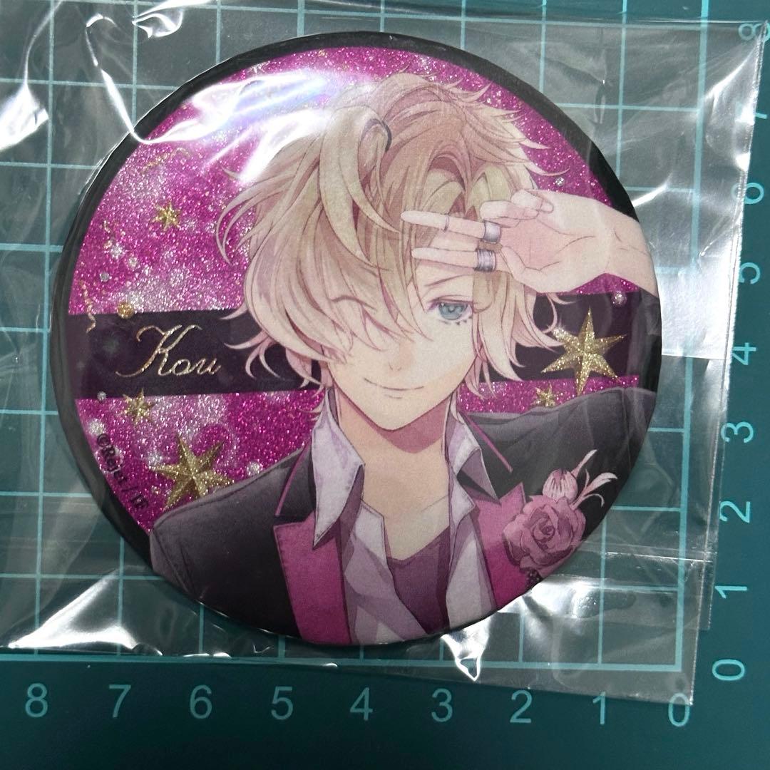 DIABOLIK LOVERS CLUB万魔殿 グリッター缶バッジ　無神コウ