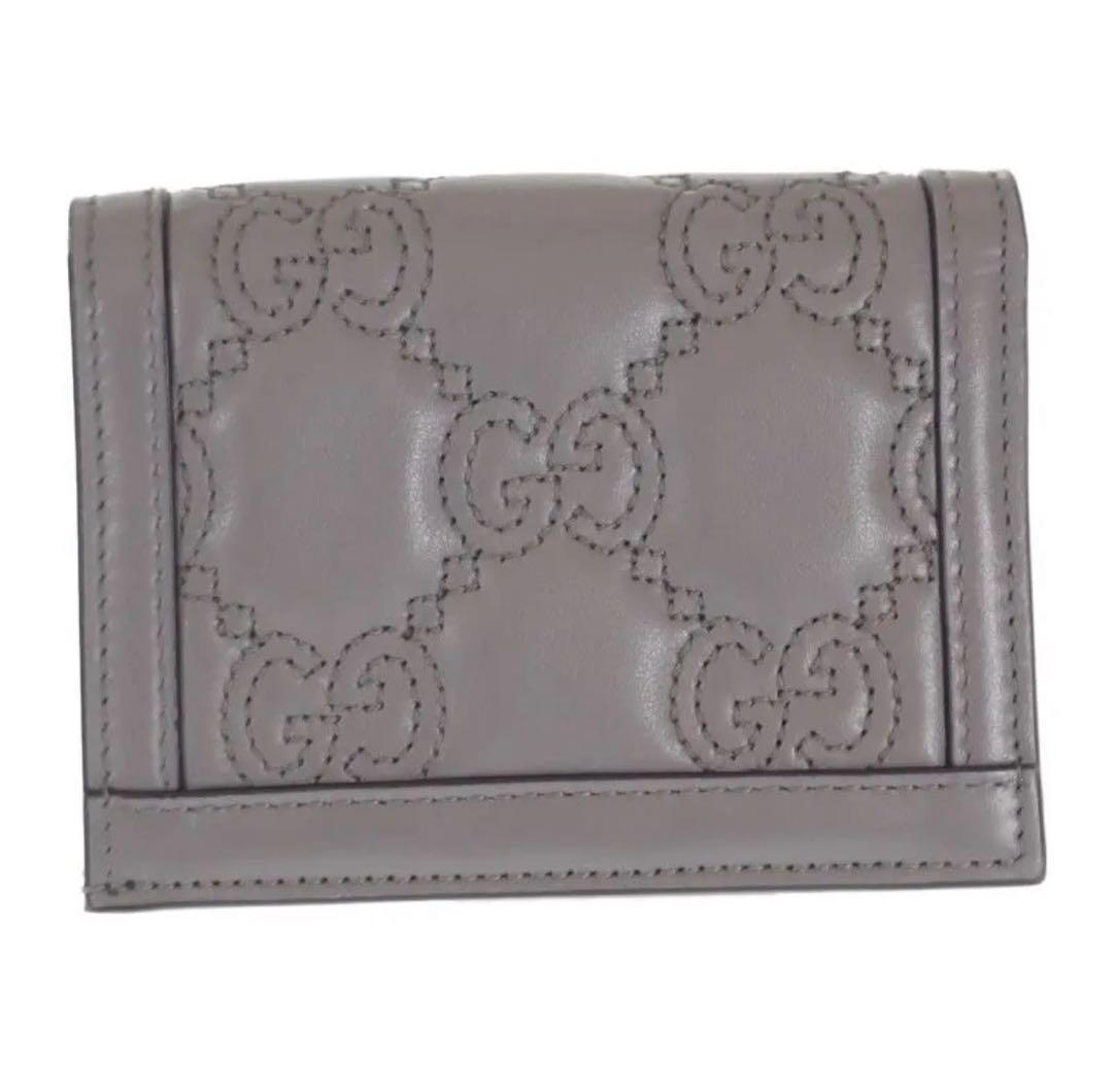 GUCCI GGマトラッセ カードケースウォレット 二つ折り財布