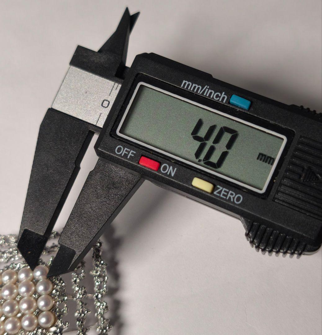 【美品 高品質◎】タサキ ブローチ パール スクエア フォーマル 16珠