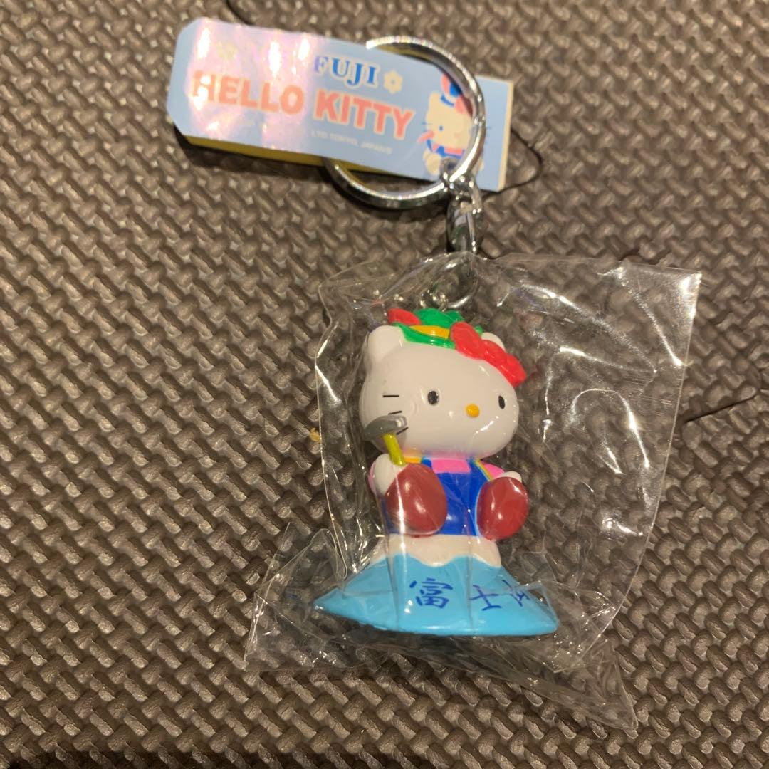 2001年　希少　ハローキティ 富士山 キーホルダー