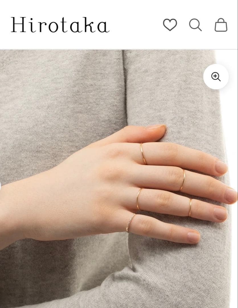 Hirotaka k18 プロミスリング