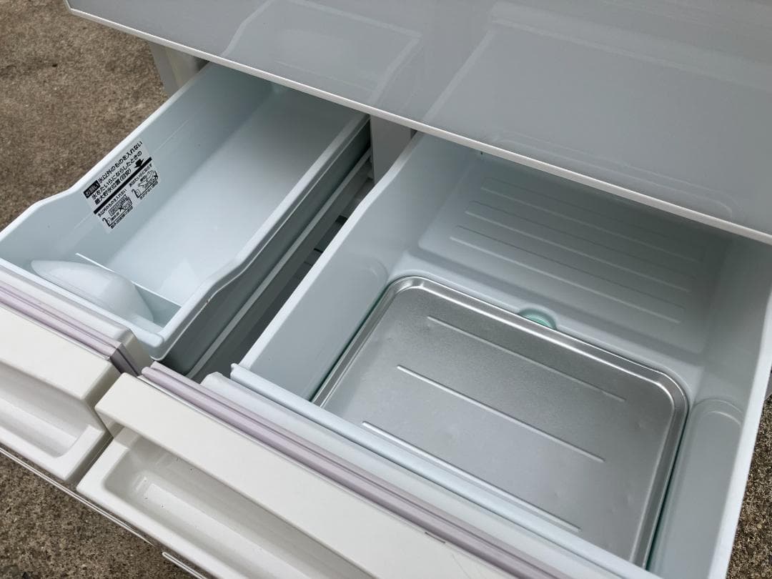 愛知岐阜/送料無料★東芝 410L冷蔵庫　GR-K41GXV(ZW)　17年製