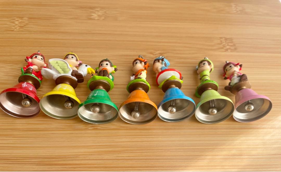 ペコちゃん ハンドベル 7個セット　平成リバイバル