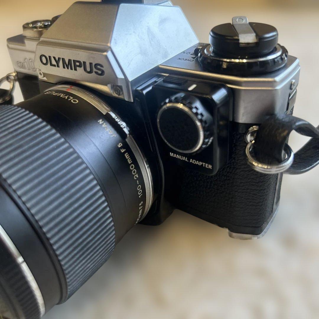 OLYMPUS OM-10 フィルムカメラ フラッシュ付き