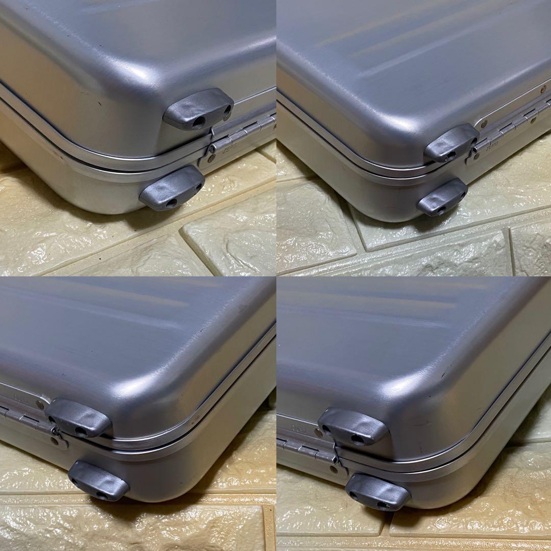 美品 ゼロハリバートン スリム アタッシュケース アルミケース ビジネス バッグ