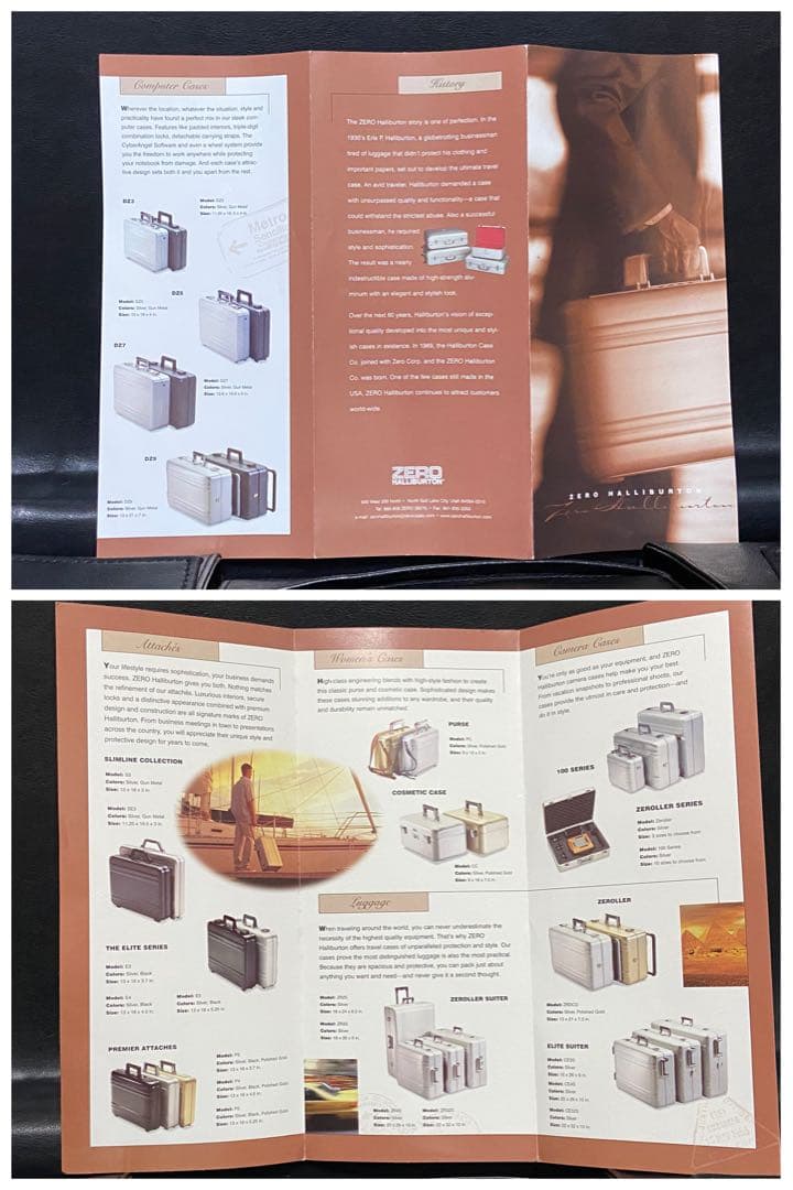 美品 ゼロハリバートン スリム アタッシュケース アルミケース ビジネス バッグ