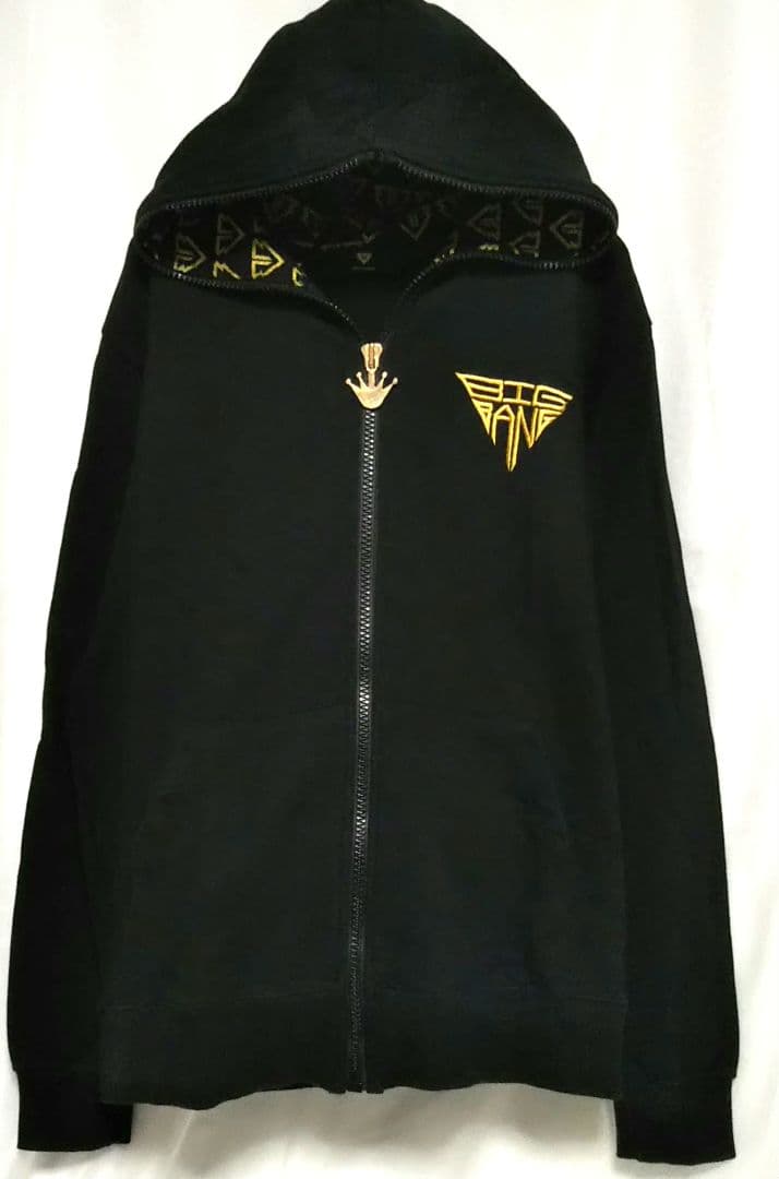 レア BIGBANG ジップアップパーカー ゴールド刺繍 Mサイズ