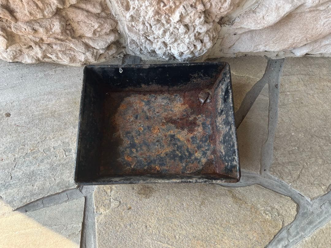 ☆値下げ☆フランスアンティーク　アイアン製ホワイトペイントの傘立て