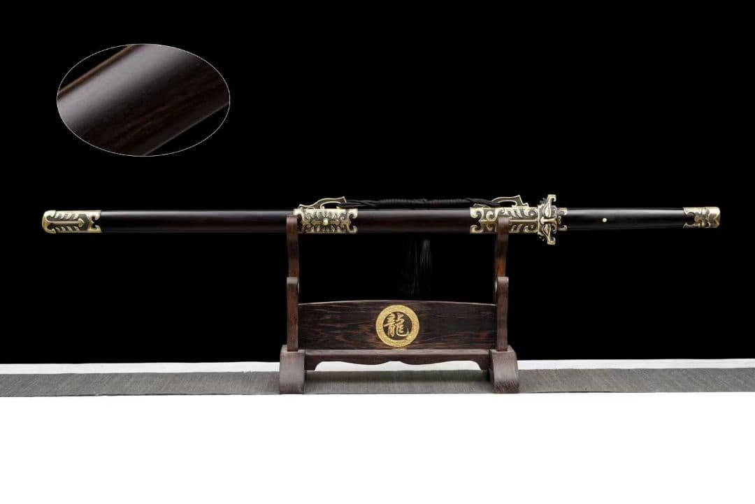 【鬼面唐横刀】古兵器 刀装具 日本刀　模造刀 居合刀 武士道 鑑賞用 美術刀