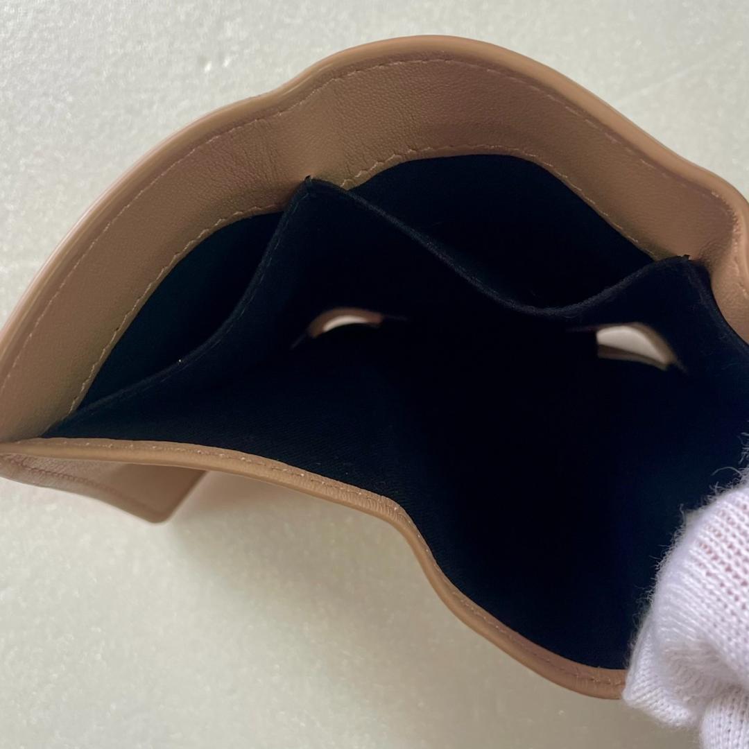 BALENCIAGA バレンシアガ　 三つ折り財布　ペーパーウォレット　ブラウン