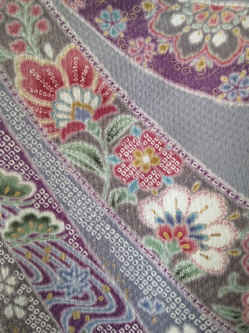 振袖フルセット、きもの友禅振袖、重ね衿、帯揚げ帯締め、西陣袋帯、襦袢、ガード加工