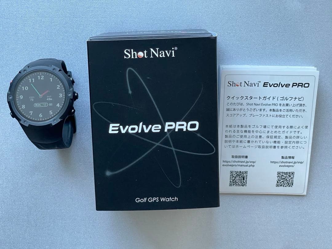 Shot Navi Evolve PRO ゴルフ GPSウォッチ