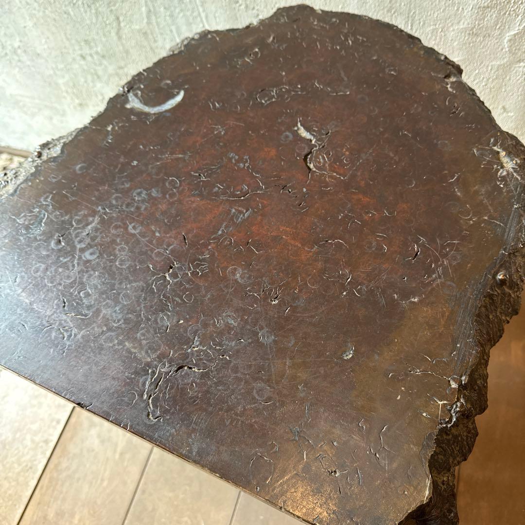 瘤木 一枚板 ローテーブル アンティーク