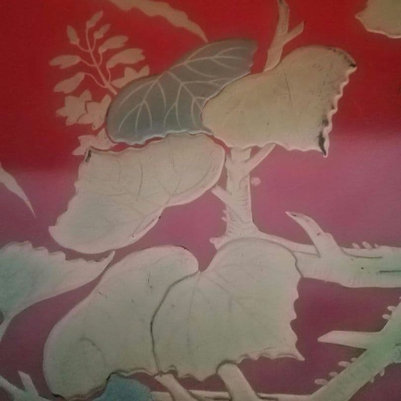 漆工芸　朱漆　金蒔絵　木盃⑥　江戸から明治時代　七組盃のひとつ