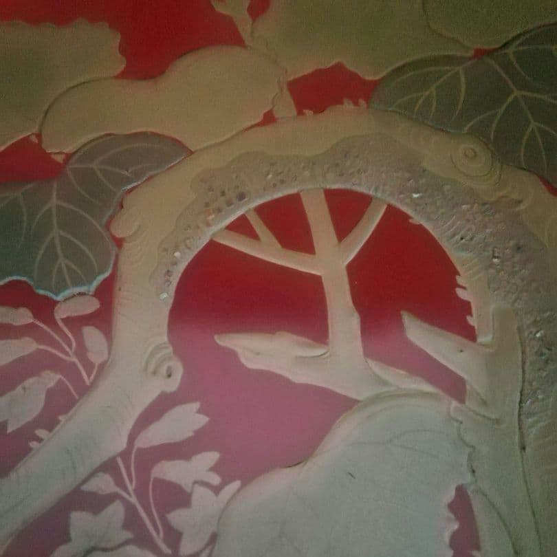 漆工芸　朱漆　金蒔絵　木盃⑥　江戸から明治時代　七組盃のひとつ