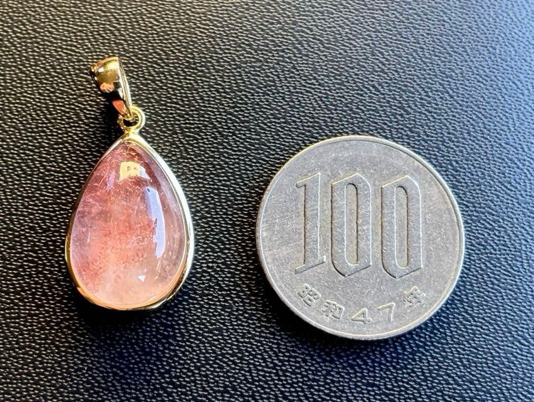 夢幻品質　女神が創造した究極の守護石　幻のカザフスタン産ストロベリークォーツPT