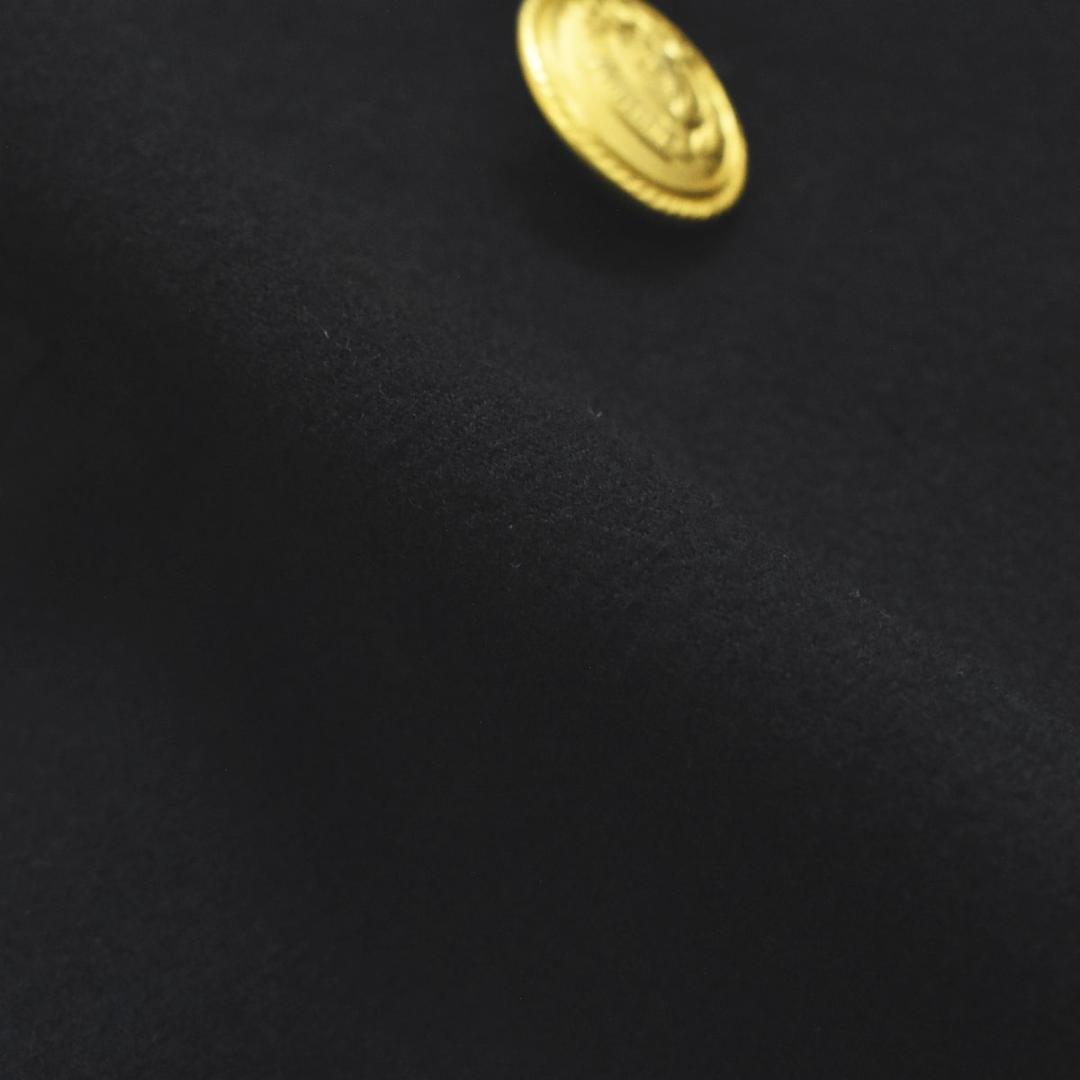 【エンブレム 金ボタン 】 90s バーバリー ウール チェスターコート 紺♪