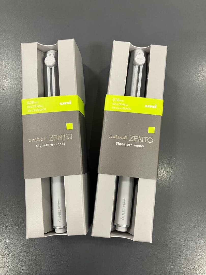 uni ZENTO シグニチャーモデルのボールペン2本セット0.38