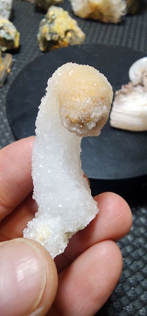 レア●蛍光羊の角セレナイト標本　２セット