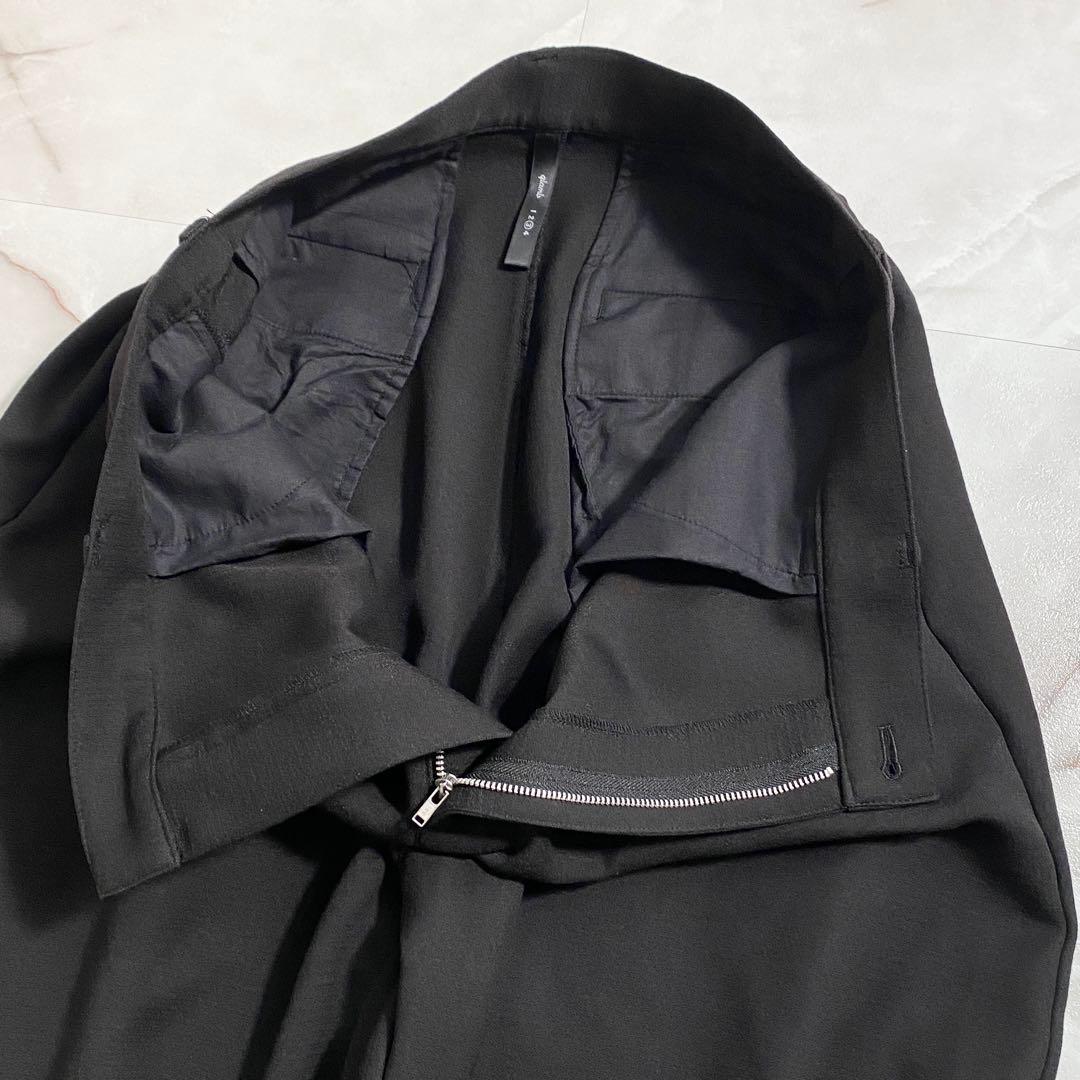 A17243 美品 グラム 変形サルエルパンツ ボンタン型 ブラック 3