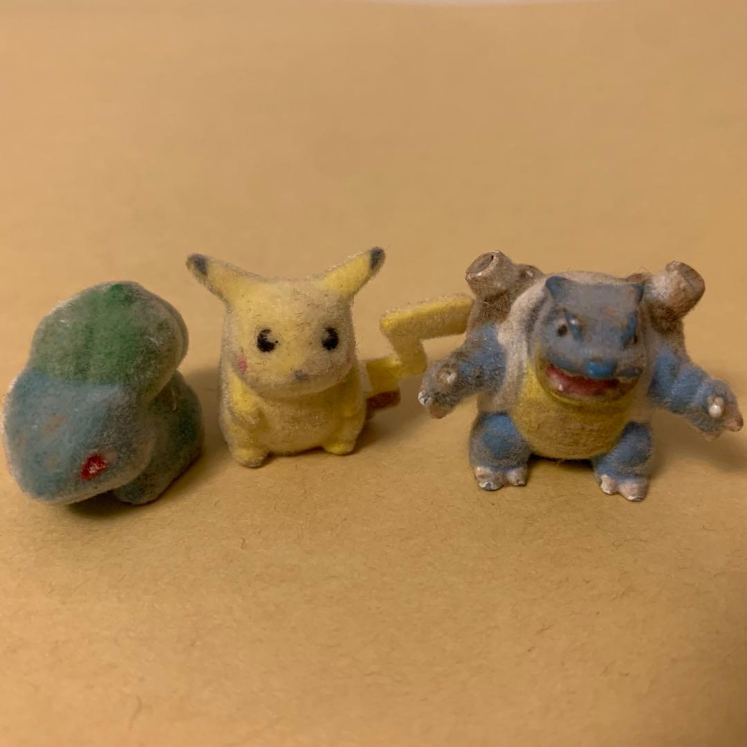 ポケモン　ミニフィギュア　フロッキー　ピカチュウ カメックス　フシギダネ