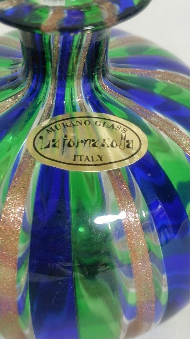 【新品未使用／美品】 ベネチアンガラス MURANO 香水瓶　ムラノ