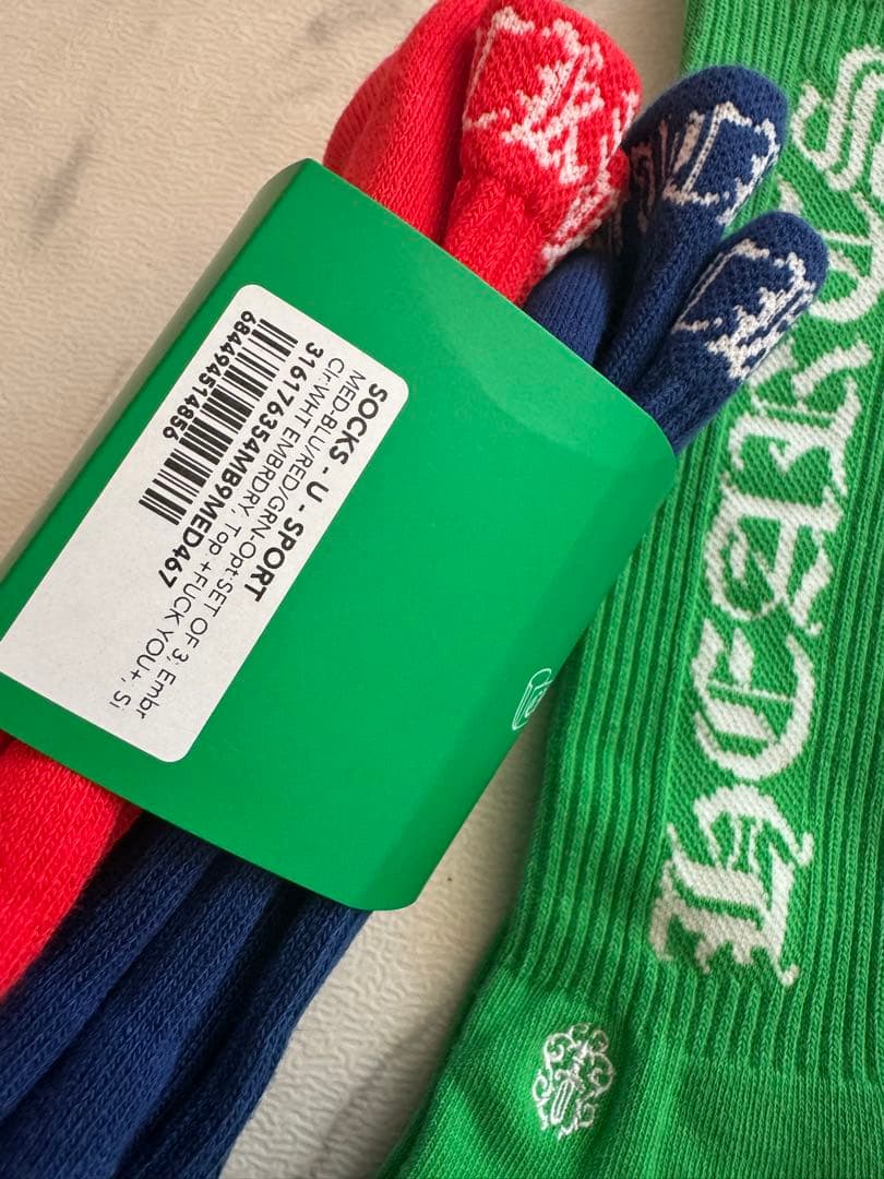 クロムハーツ 靴下 3足セット ソックス