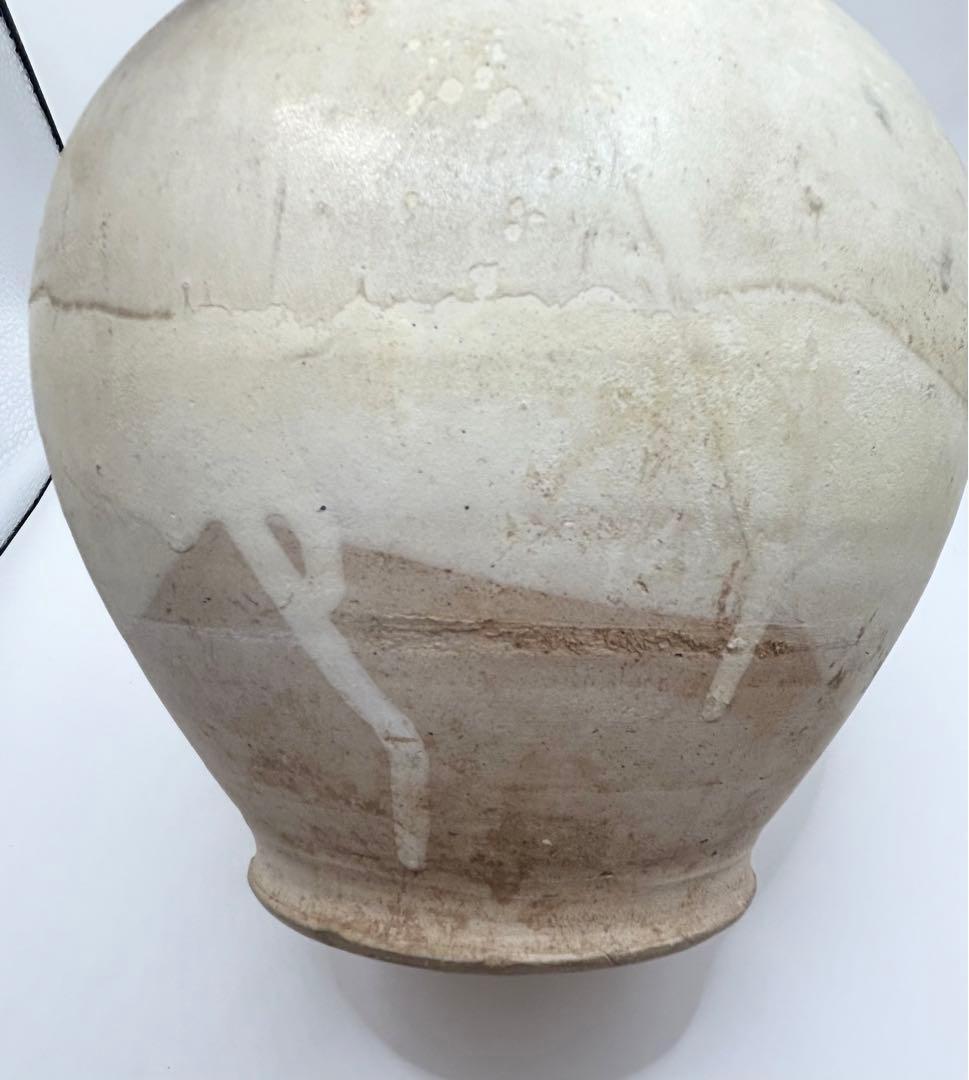 超貴重　唐時代　白磁大壺　アンティーク　送料込み0626