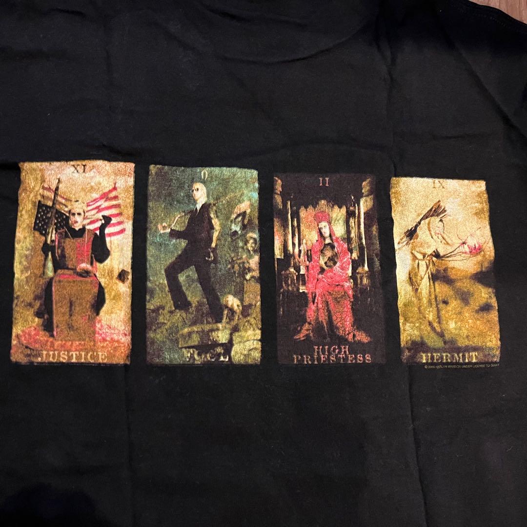 マリリンマンソン Tシャツ HIEROPHANT タロット AAAタグ L