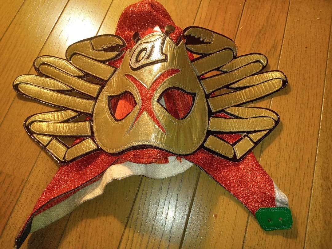 値下げ！愚乱浪花サイン入りマスク プロレスマスク 01工房製