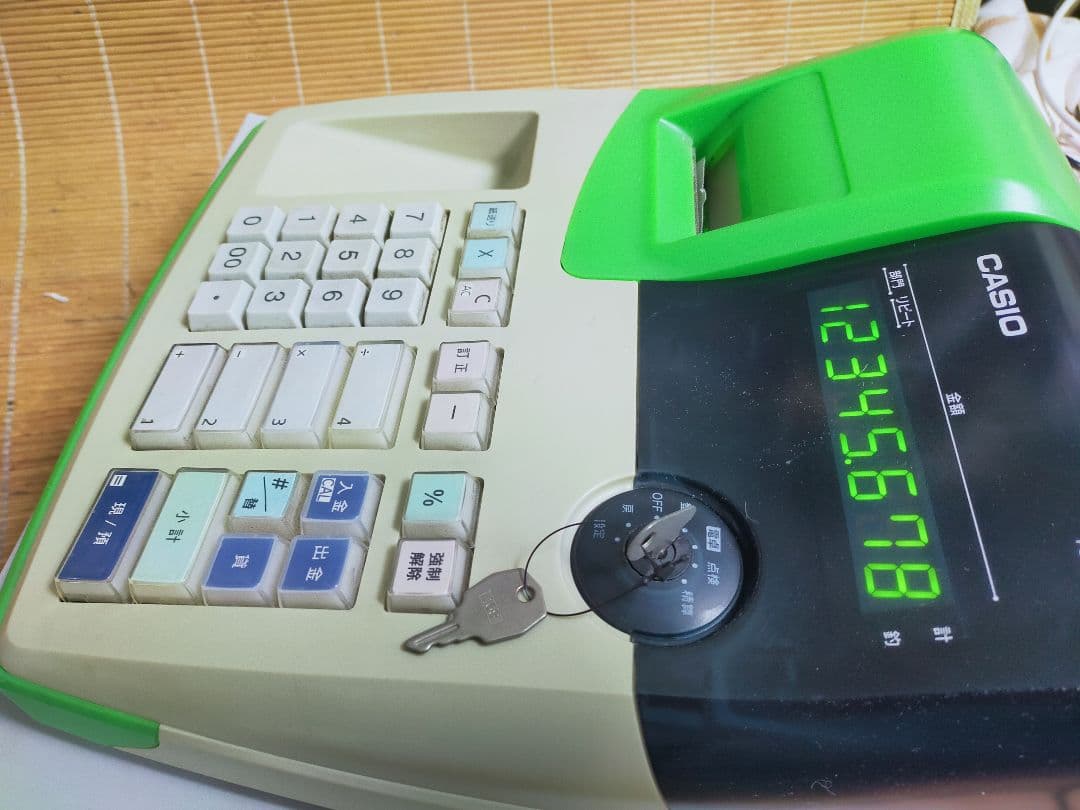 カシオレジスター　106ER　簡単便利特殊　送料込　832011