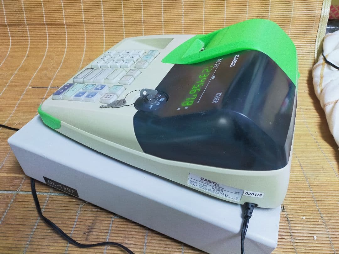 カシオレジスター　106ER　簡単便利特殊　送料込　832011