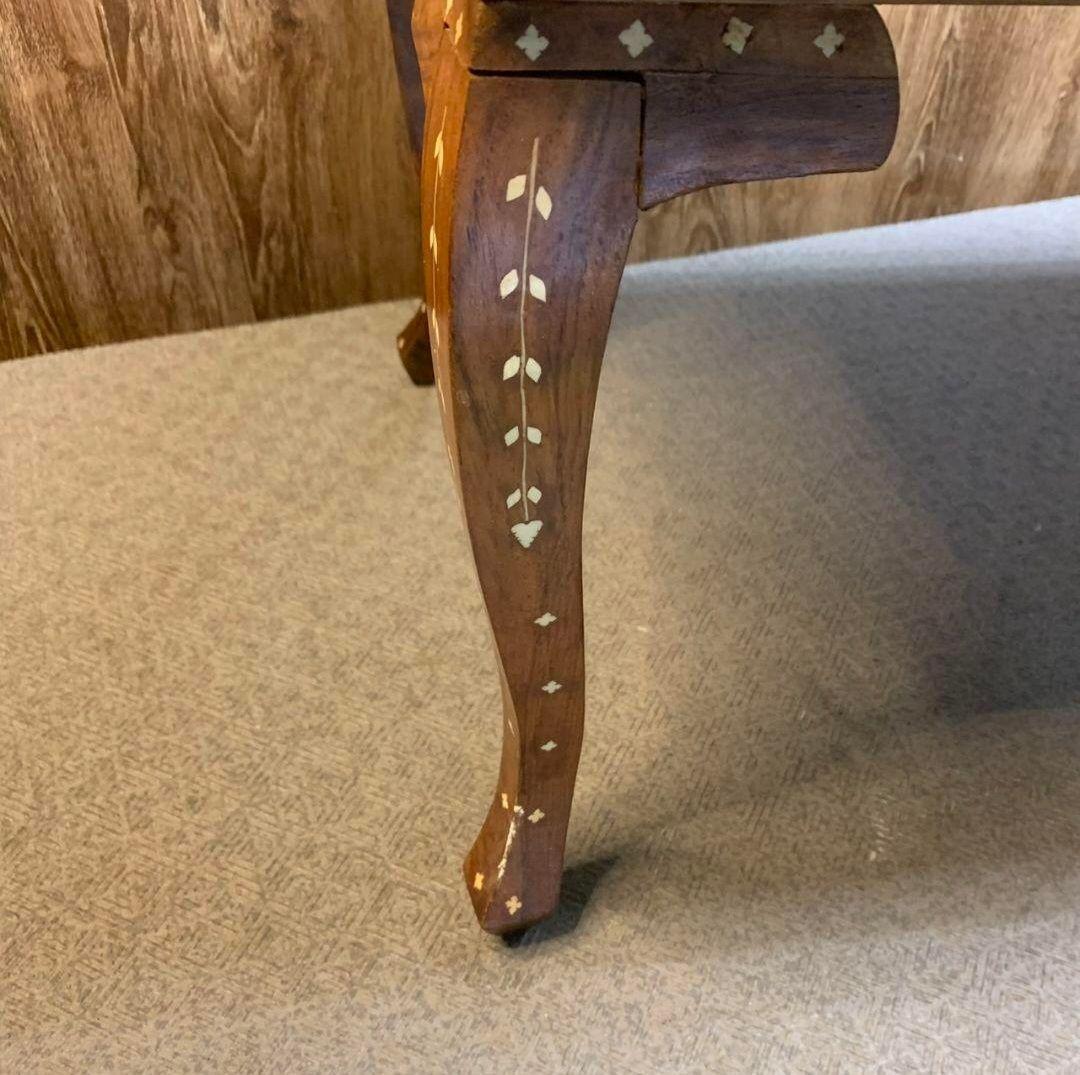 H907R\" アジアン アンティーク センターテーブル 孔雀