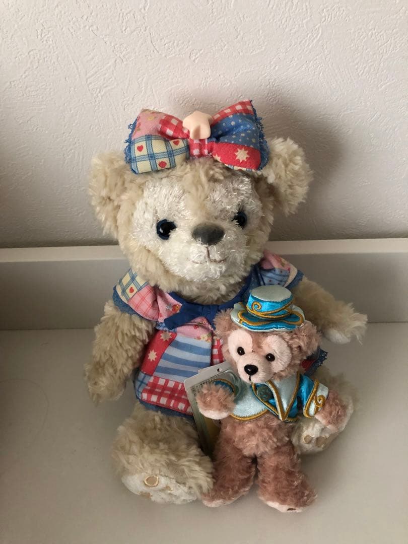 【リメイク】染色 ホワイト❣️シェリーメイ ディズニー ダッフィー　ぬいぐるみ