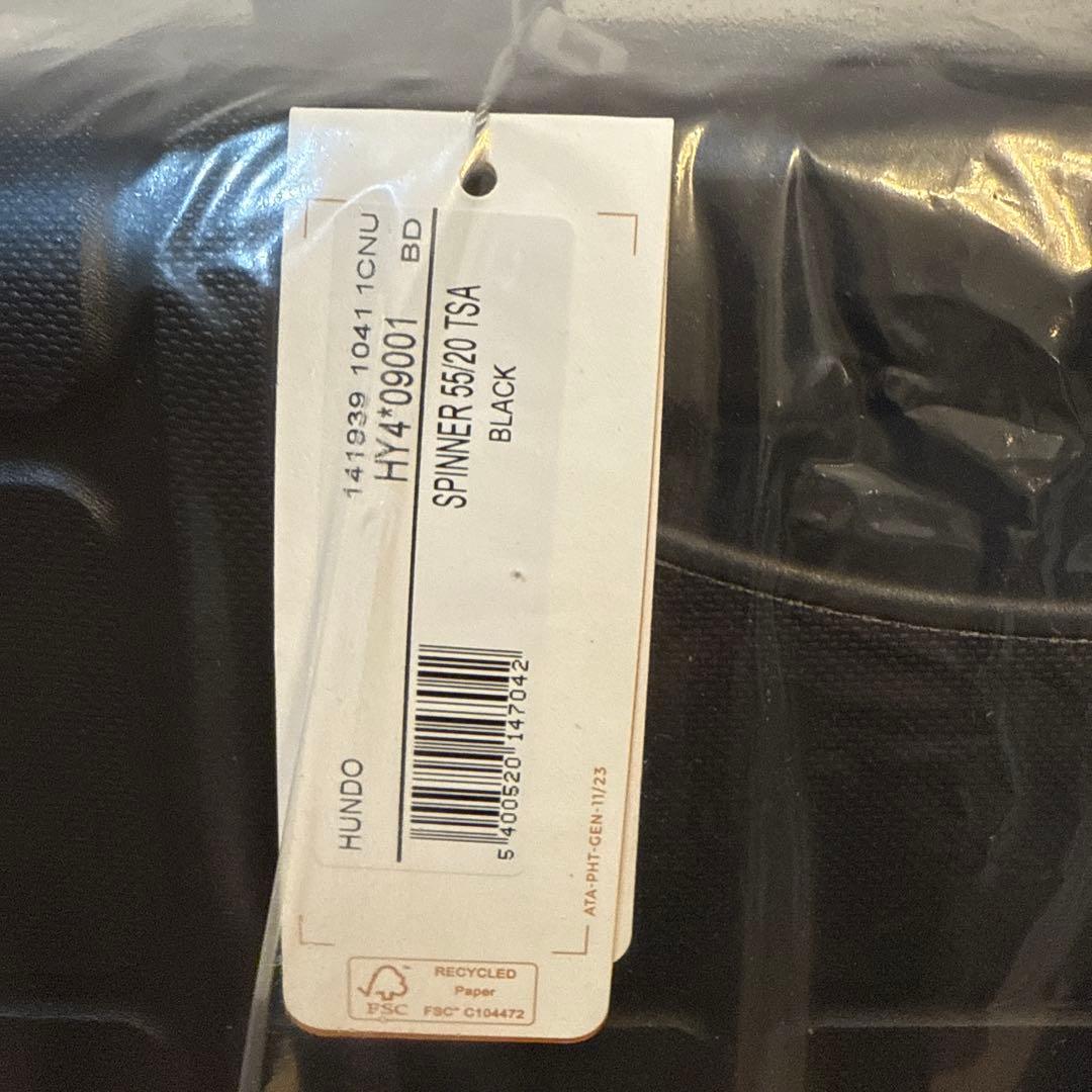 アメリカンツーリスター　ハンド　1泊から3泊　スーツケース　黒　ブラック