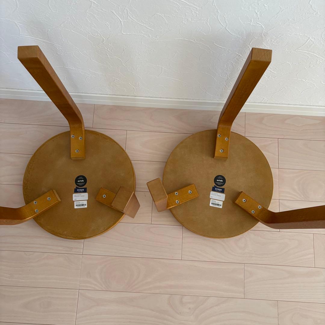 廃盤　アルテック スツール60 ハニー　scope別注　ブラック