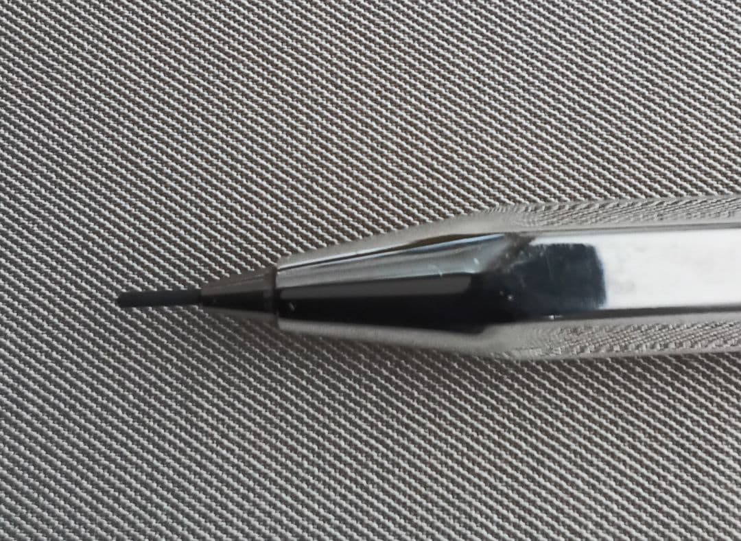 ドイツ製　高級 六角 シャープペン 0.7mm スターリングシルバー　難あり