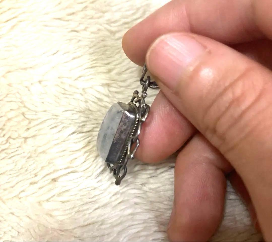 レインボームーンストーン ペンダントトップ　シルバー925