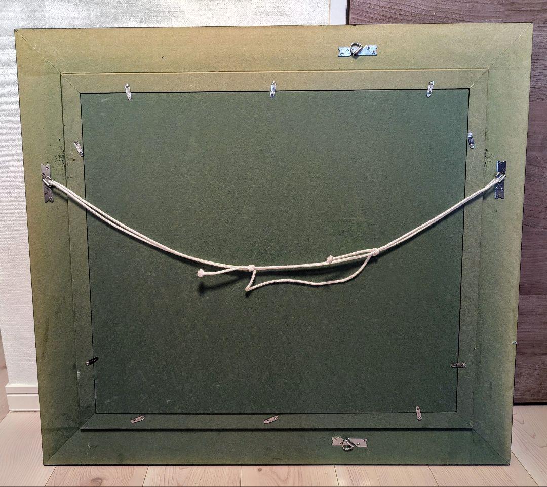 白日会　福田俊三　奥入瀬新緑　10号　優品油彩画 自然風景