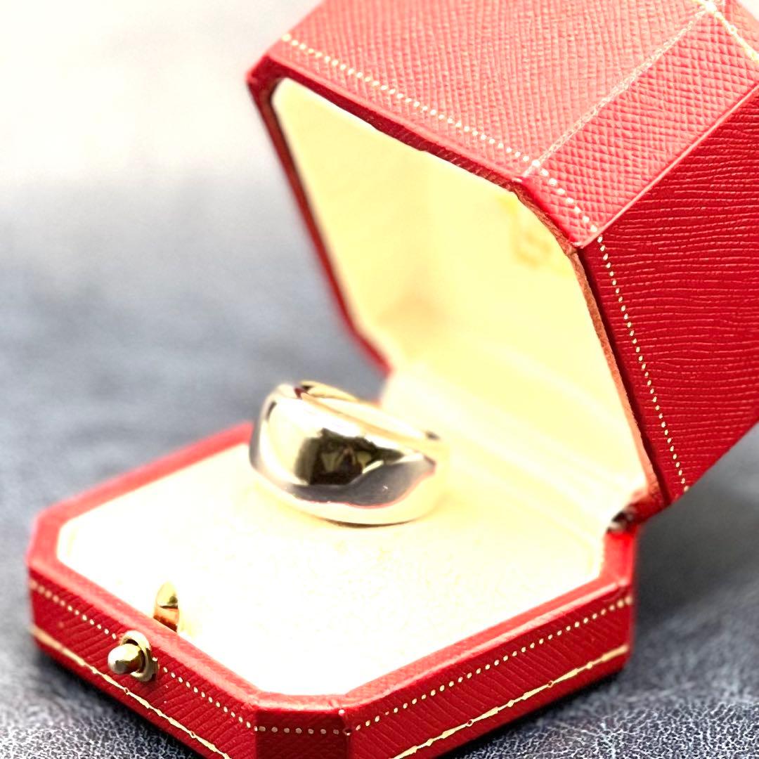 Cartier ヌーベルバーグ57サイズ（17号）K18WG ヘビーリング希少