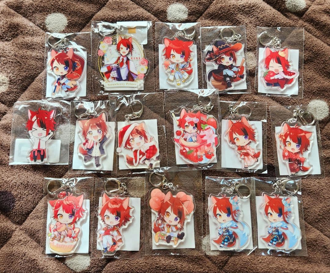 すとぷり 莉犬くん アクリルキーホルダー 16個セット