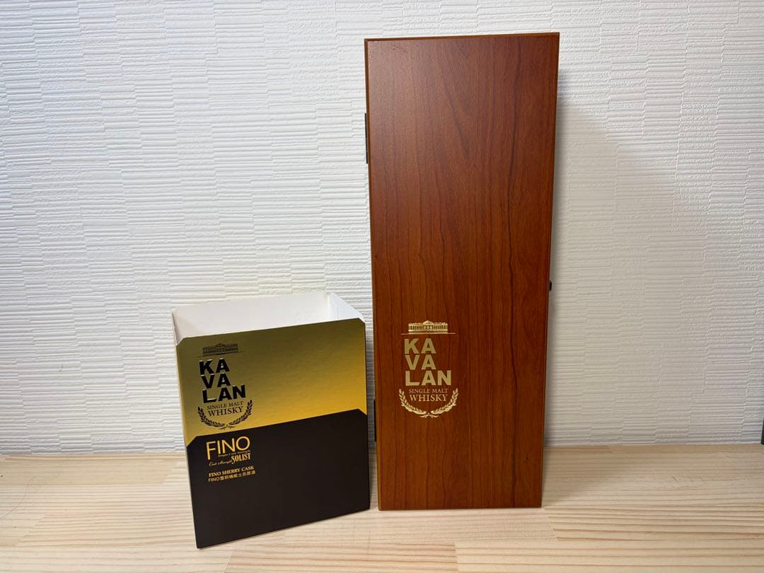 【新品未開栓】KAVALAN FINO ウイスキー 700ml 木箱入り⑥