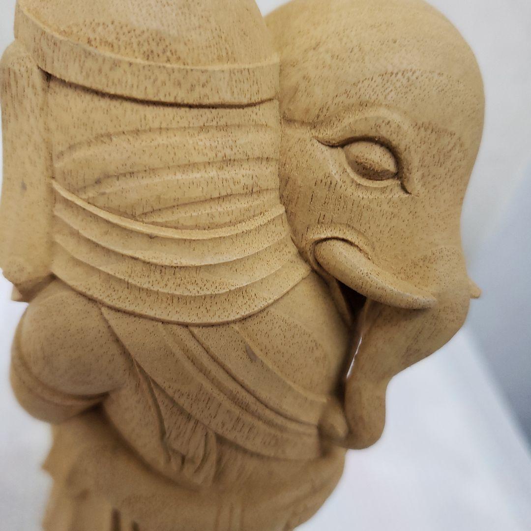 Ｂフライデー蔵出し特価希少愛の仏像香木 歓喜天6寸立大聖歓喜天象鼻天、ガネーシャ