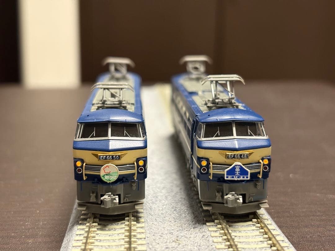 TOMIX EF66×2機＋「彗星」「あかつき」セット(TNカプラー換装済み)
